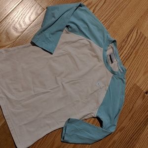 Nike S cotton baseball tee 3/4 sleeve